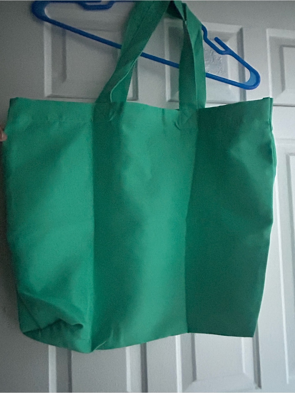 Everyday Green Tote Bag - Lightweight Reusable Shoulder Tote